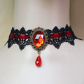 Lace Crystal Necklace Pendant