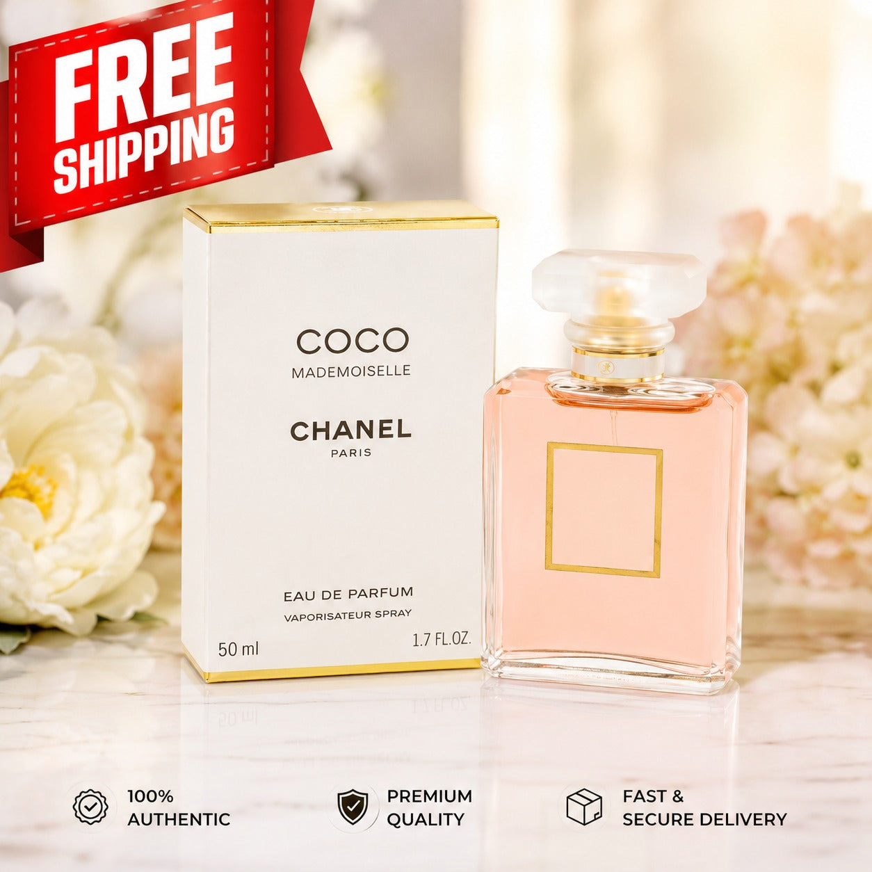 CHANEL COCO MADEMOISELLE Eau de Parfum for Women 1.7 oz / 50ml